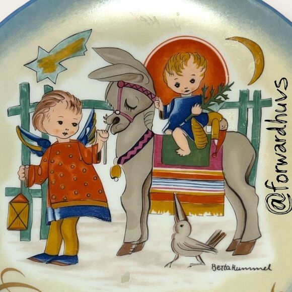 1976 Schmid “Sacred Journey” Christmas Plate – Sister Berta Hummel – No Box - Picture 3 of 7